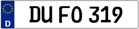 Truck License Plate